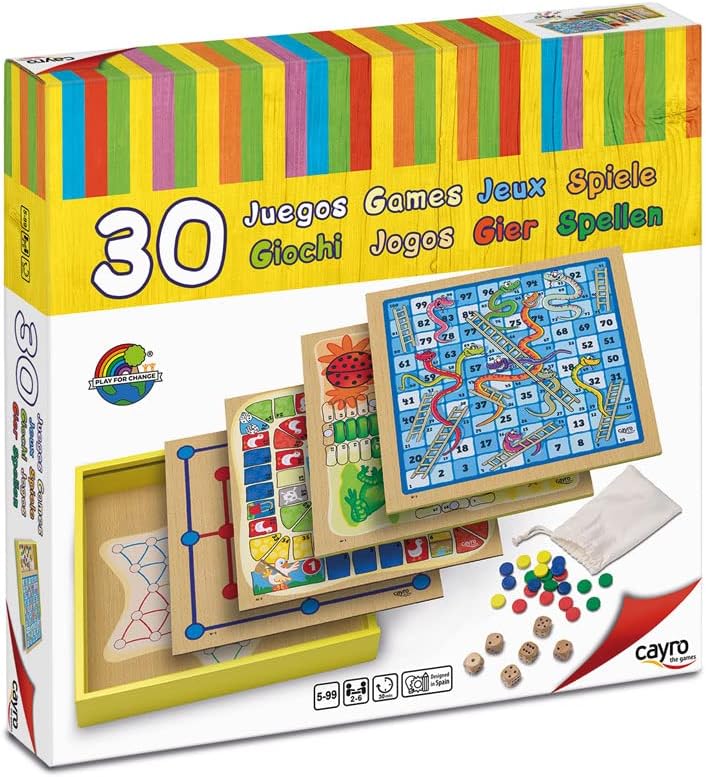 Buy Cayro 30 Games Wood Games | Yallatoys.com