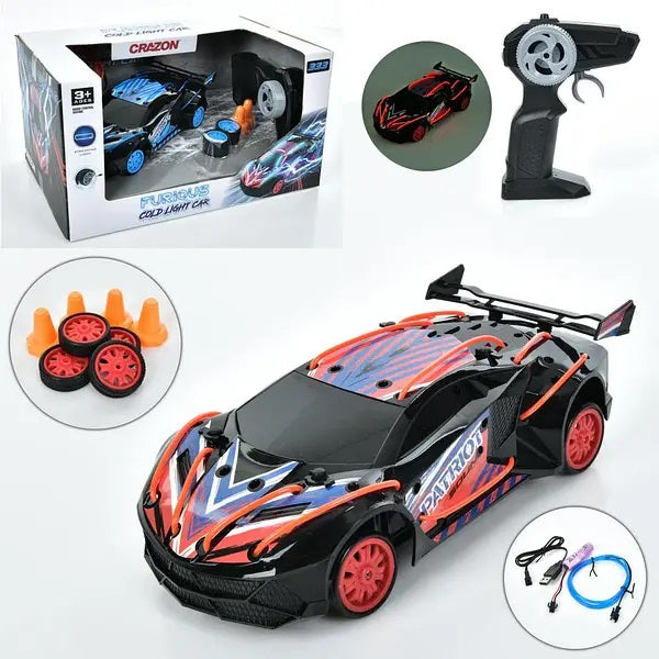 Buy Crazon 1:18 4wd drift car with neon light | Yallatoys.com