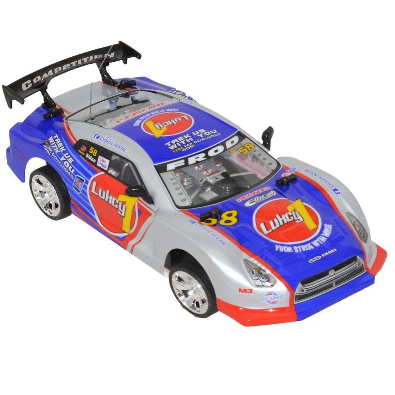 Buy Crazon Forward Drift Car With Light Blue Scale 1:18 | Yallatoys.com