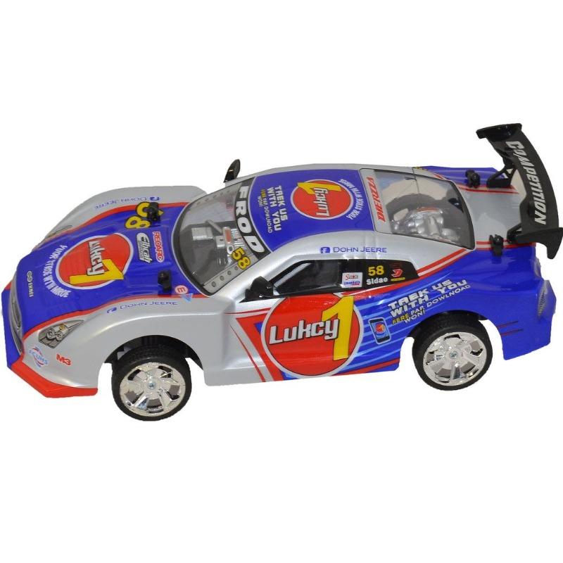 Buy Crazon Forward Drift Car With Light Blue Scale 1:18 | Yallatoys.com