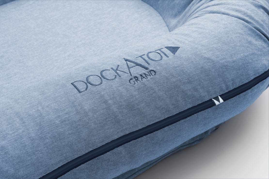 Dockatot Grand Pod Indigo Chambray DockATot Yallatoys