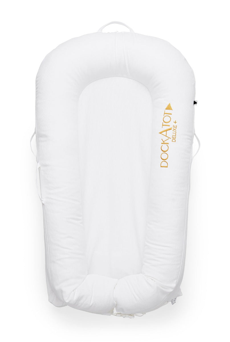 DockATot Deluxe Dock Pristine White Bed in Bed DockATot Yallatoys
