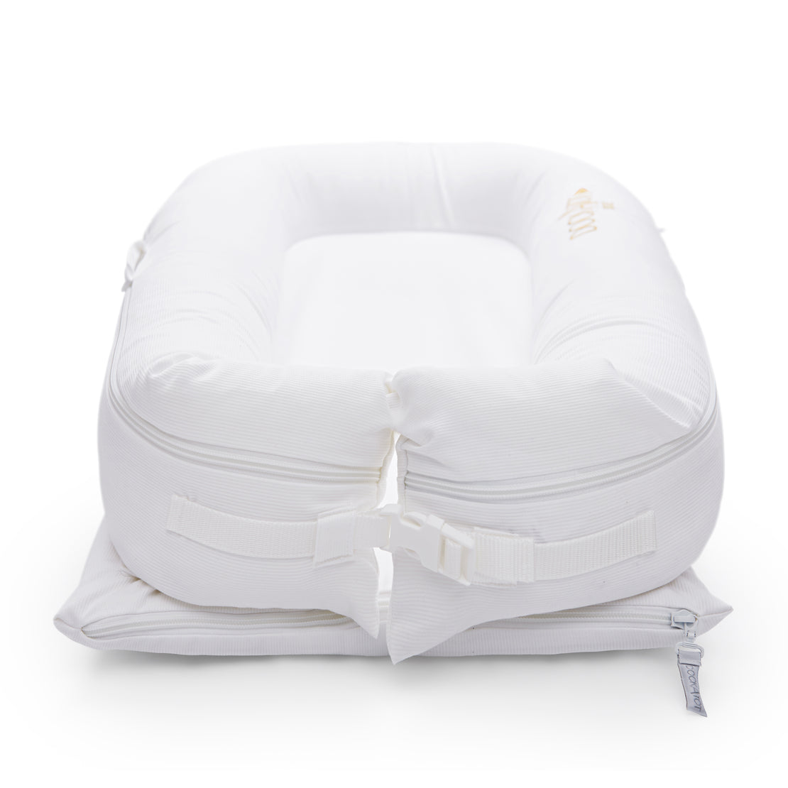 DockATot Deluxe Dock Pristine White Bed in Bed DockATot Yallatoys