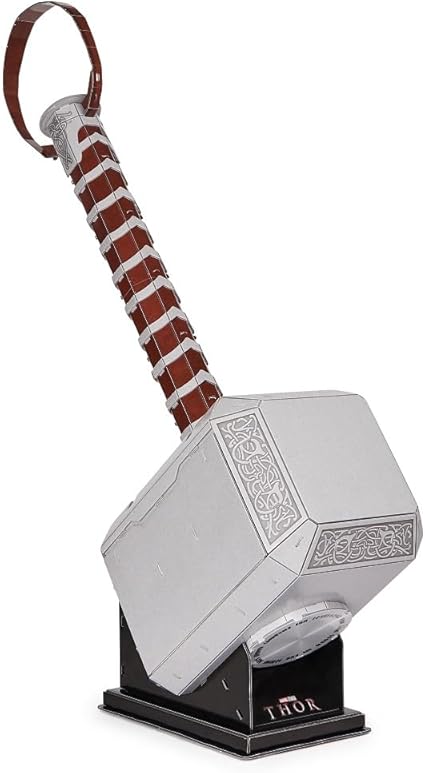 Buy 4D Build Puzzle Marvel Mjolnir Hammer With 87pcs | Yallatoys.com