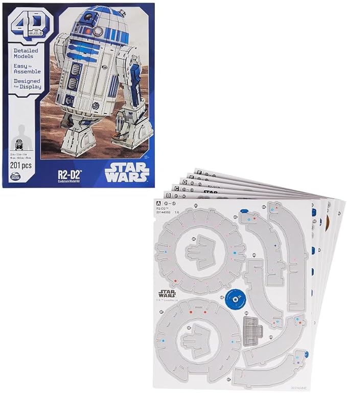 Buy 4D Build Puzzle Star Wars R2D2 With 201pcs | Yallatoys.com