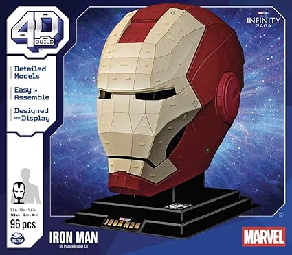 Buy 4D Build Puzzle Iron Man Helmet Set With 96 Pieces | Yallatoys.com