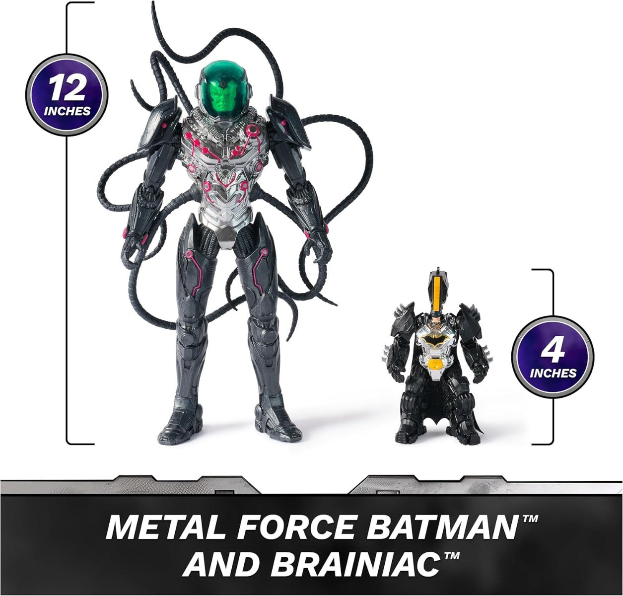 Buy Dc Metal Force Brainiac Vs Batman | Yallatoys.com