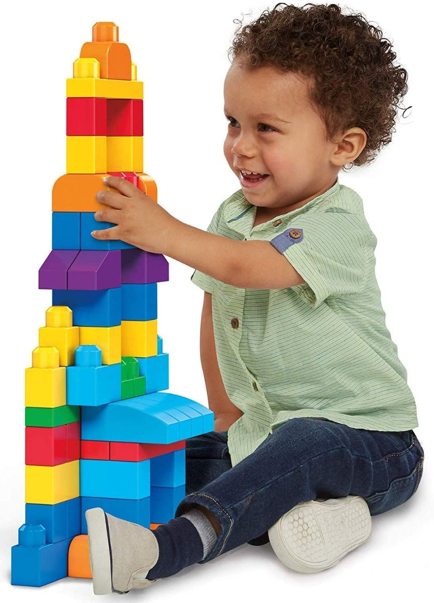 Buy Mega Bloks First Builders Big Building Bag 80Pcs Classic | Yallatoys.com
