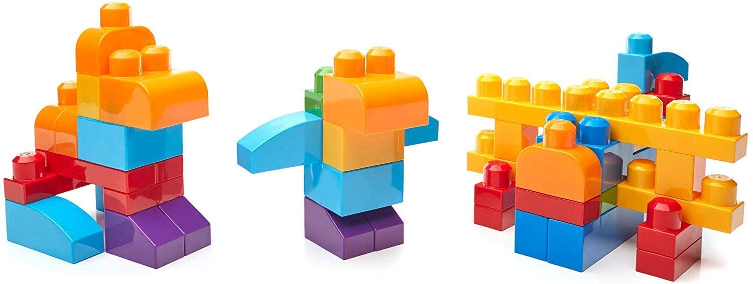 Buy Mega Bloks First Builders Big Building Bag 80Pcs Classic | Yallatoys.com