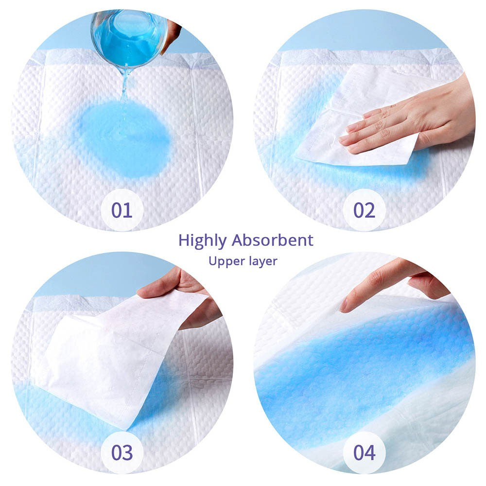 Sunveno Sunveno Disposable Absorbent Changing Mat Pack Of 20Pcs White Sunveno Yallatoys