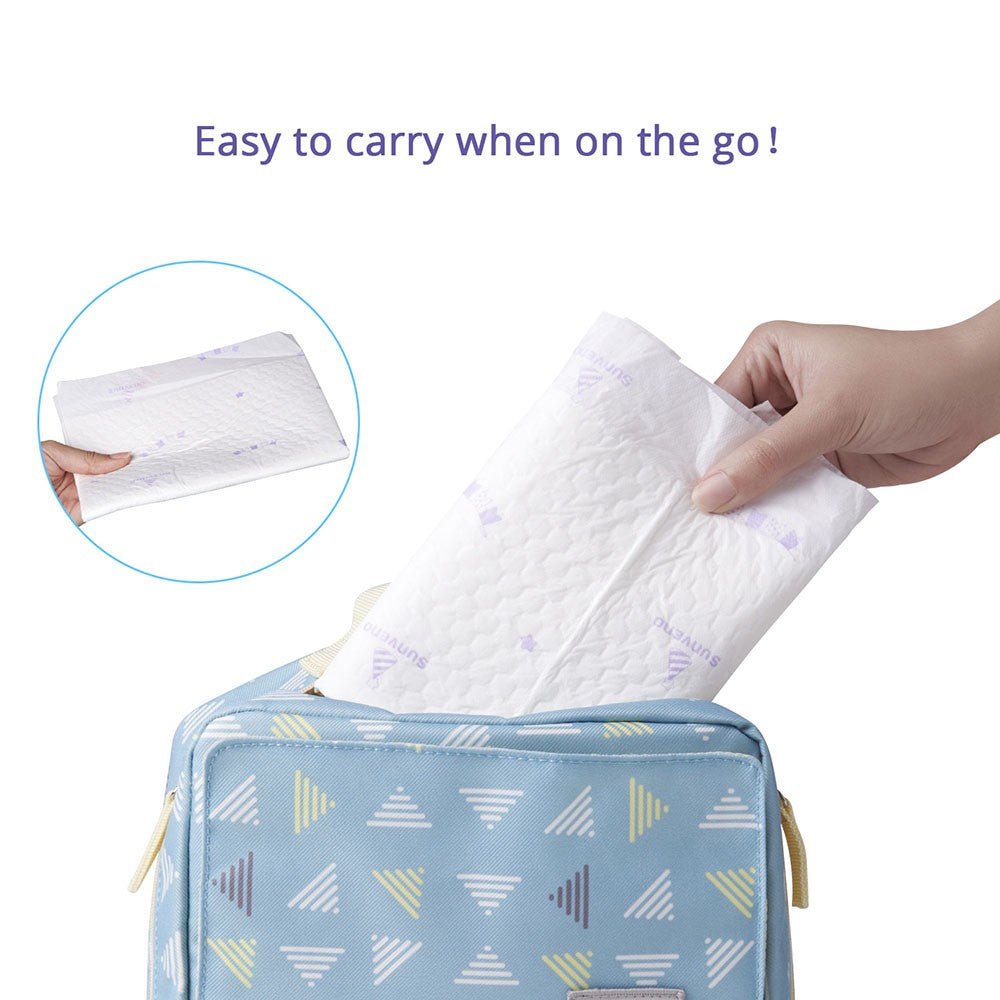 Sunveno Sunveno Disposable Absorbent Changing Mat Pack Of 20Pcs White Sunveno Yallatoys