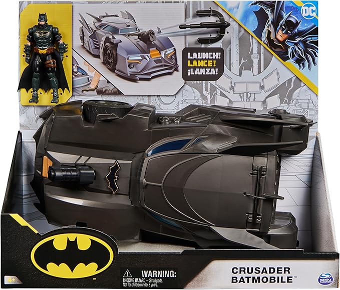 Buy DC Comics Crusader Batmobile Playset with Exclusive 4inch Batman Figure | Yallatoys.com