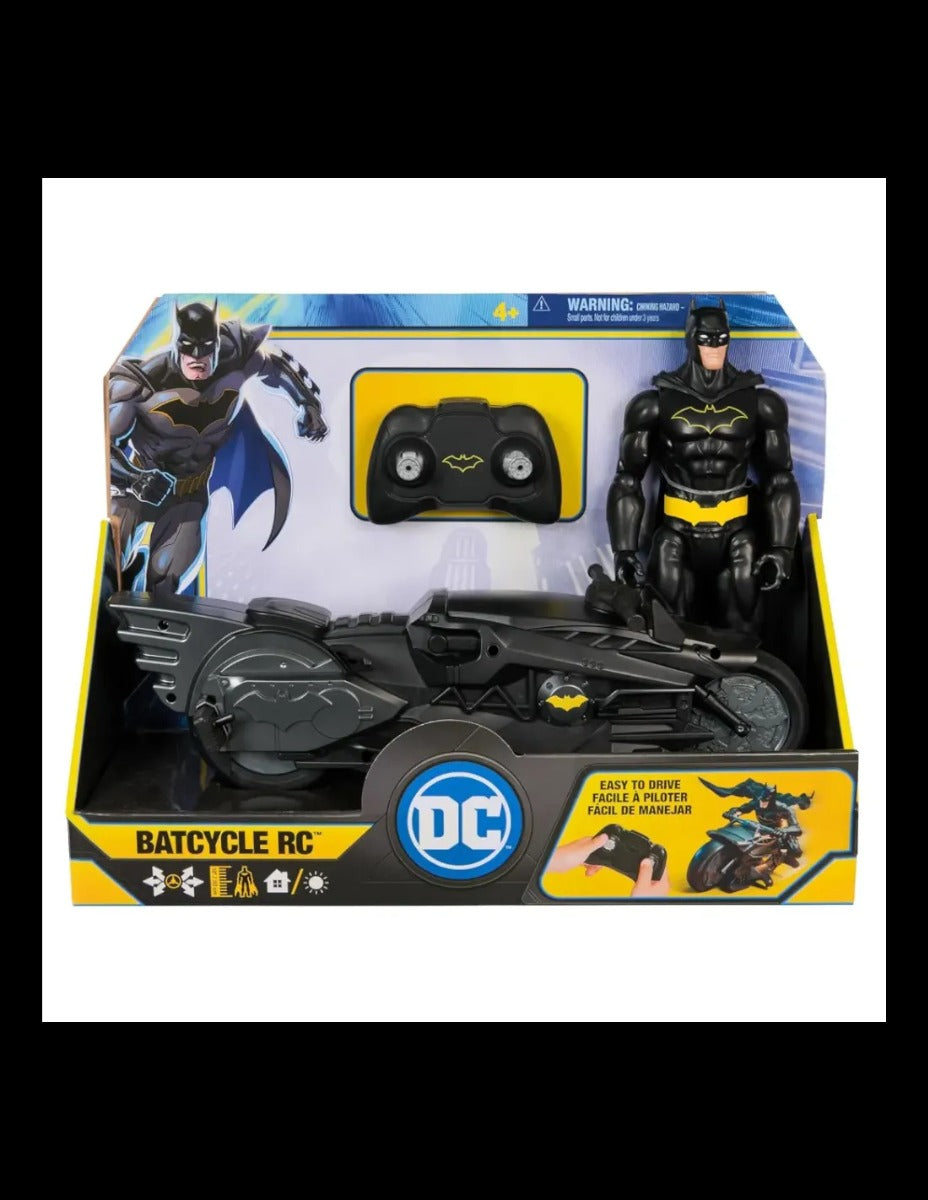 Buy DC Batman Stealth Remote Control Batcycle with Batman Figure | Yallatoys.com
