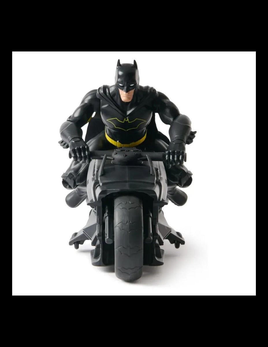 Buy DC Batman Stealth Remote Control Batcycle with Batman Figure | Yallatoys.com