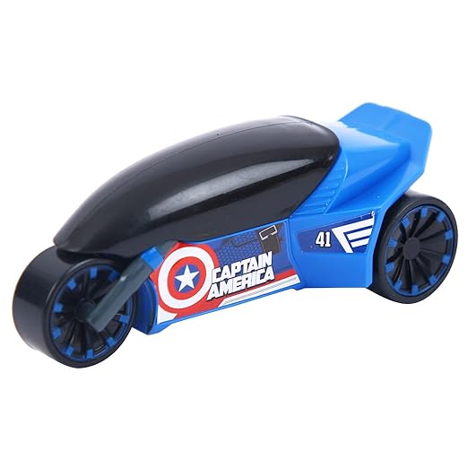 Buy Marvel Pull Back Rider Bike for Kids Captain America Edition Motorcycles | Yallatoys.com