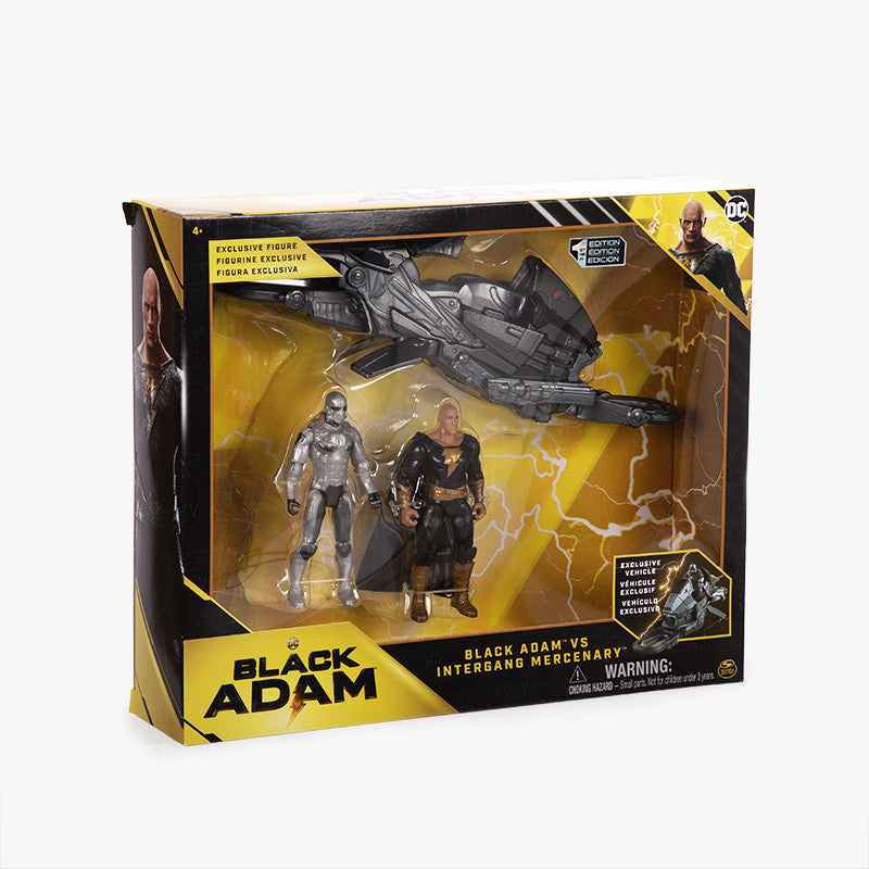 Buy Dc Universe Black Adam Movie Intrgang Set With 4inch Figure | Yallatoys.com