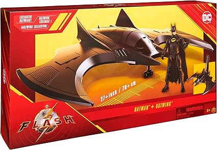 Buy Dc Universe Flash Movie Batwing With Batman Figure 12Inch | Yallatoys.com