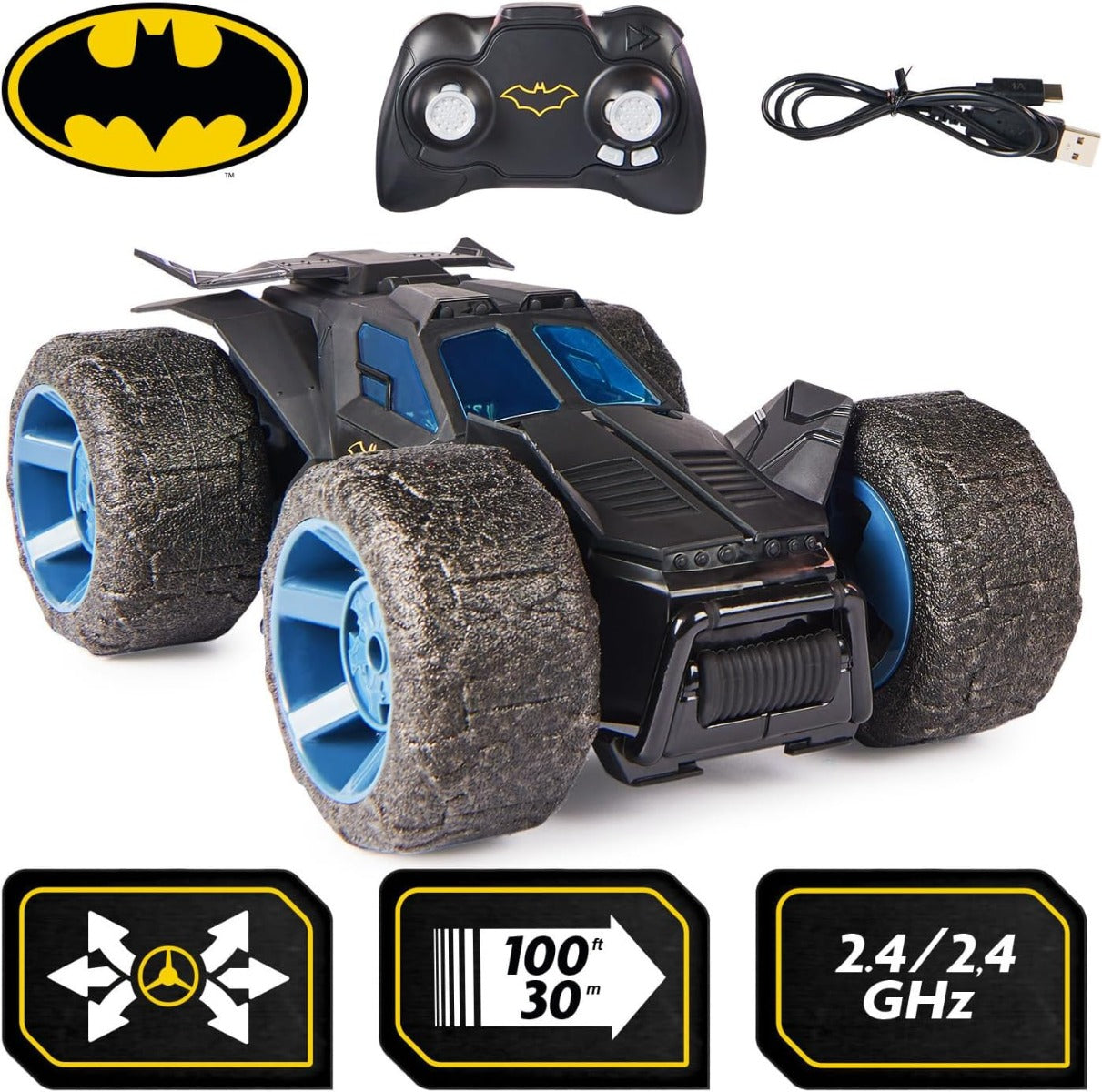 Buy DC BATMAN RC STUNT FORCE BATMOBILE | Yallatoys.com