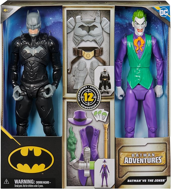 Buy DC Universe Adventure Batman vs Joker Pack 12inch
 | Yallatoys.com