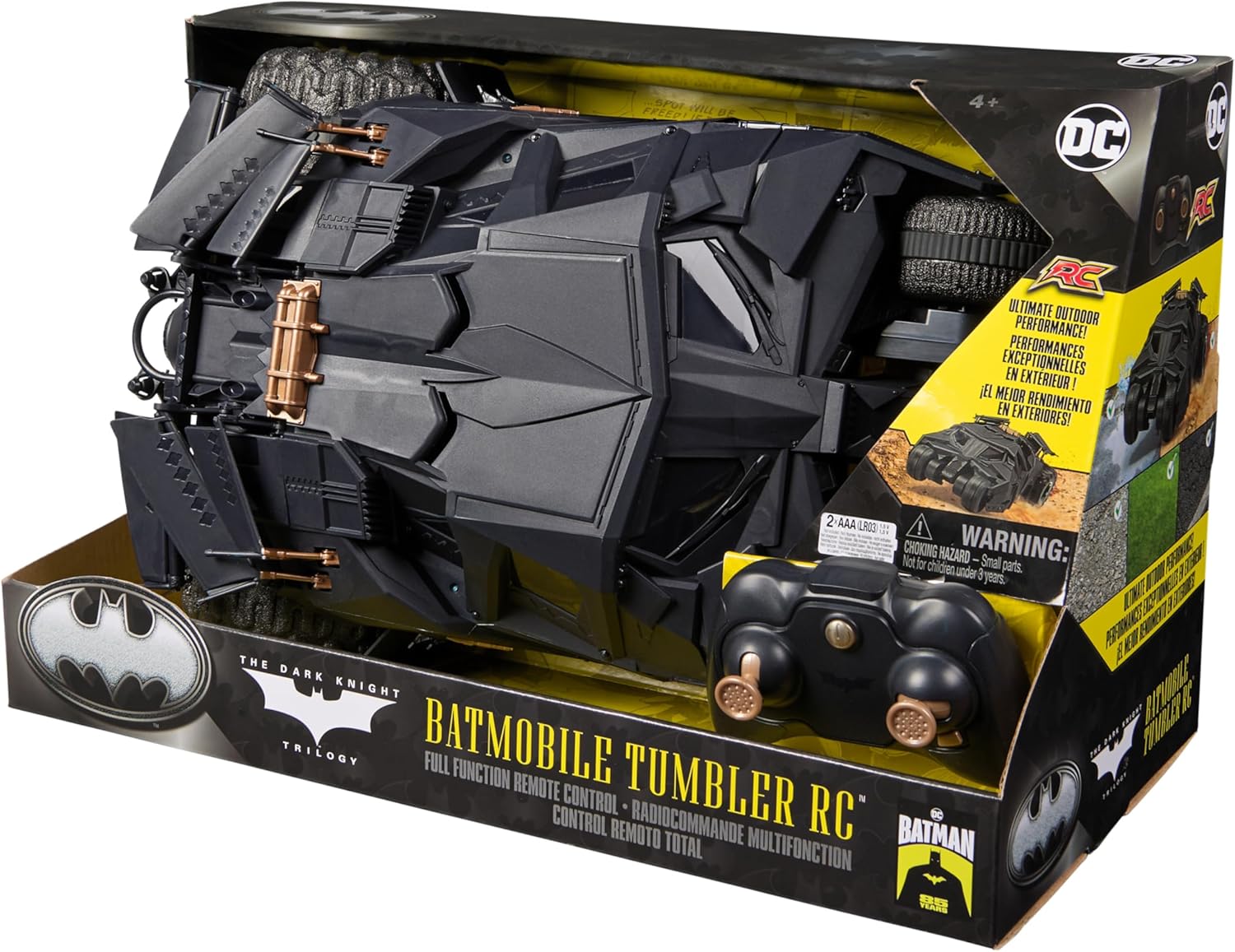 Buy DC BATMAN TDK TRILOGY BATMOBILE TUMBLER RC | Yallatoys.com