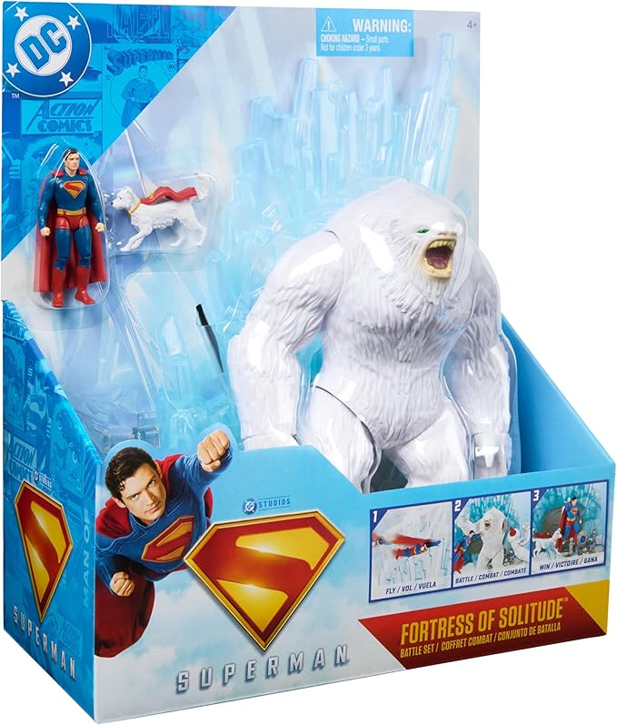 Buy DC Comics, Superman Fortress of Solitude Battle Set | Yallatoys.com