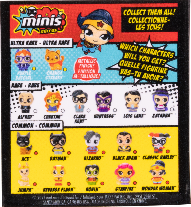 Buy Dc Universe Minis Micros Wave 2 3inch (Sold Separately Subject To Availability) | Yallatoys.com