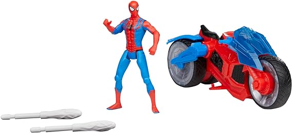 Buy Marvel Spider-Man Web Blast Cycle with 4 inch Action Figure | Yallatoys.com