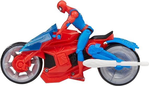 Buy Marvel Spider-Man Web Blast Cycle with 4 inch Action Figure | Yallatoys.com