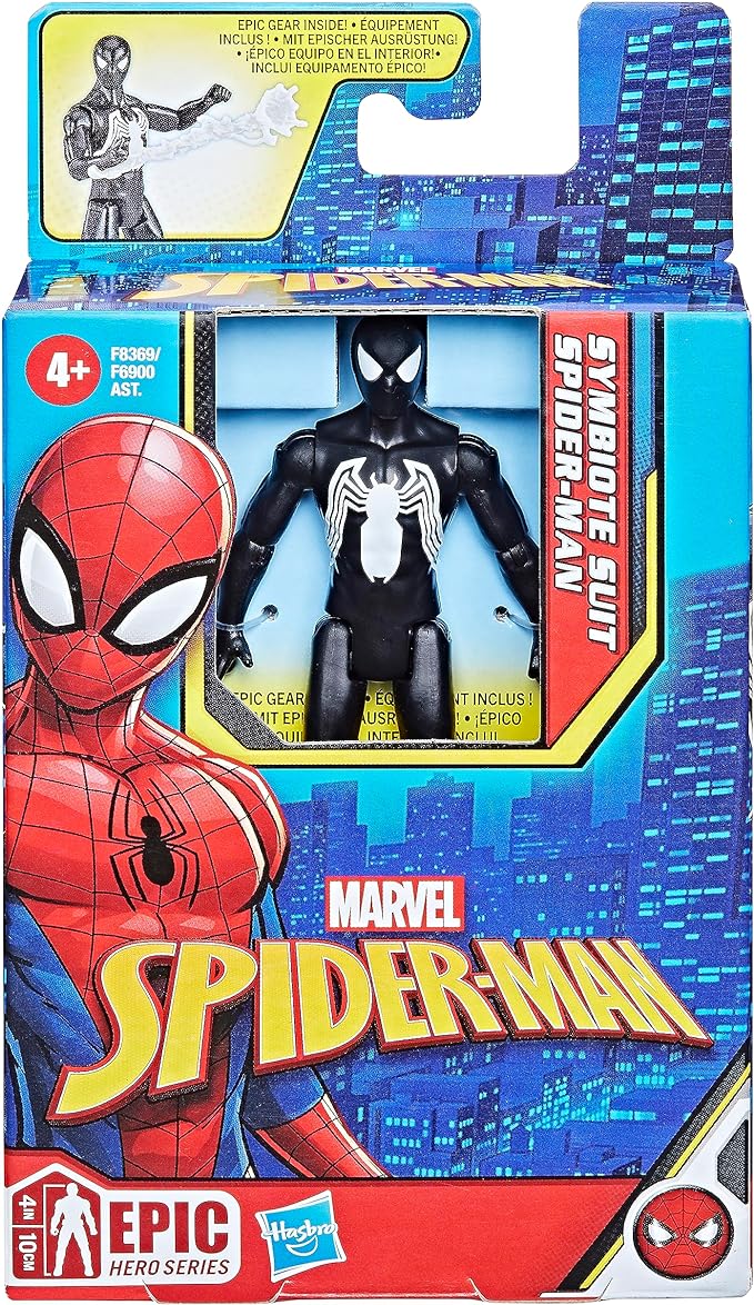 Buy DC Universe Marvel Epic Hero Series Symbiote Suit Spider-Man Action Figure 4 Inch | Yallatoys.com