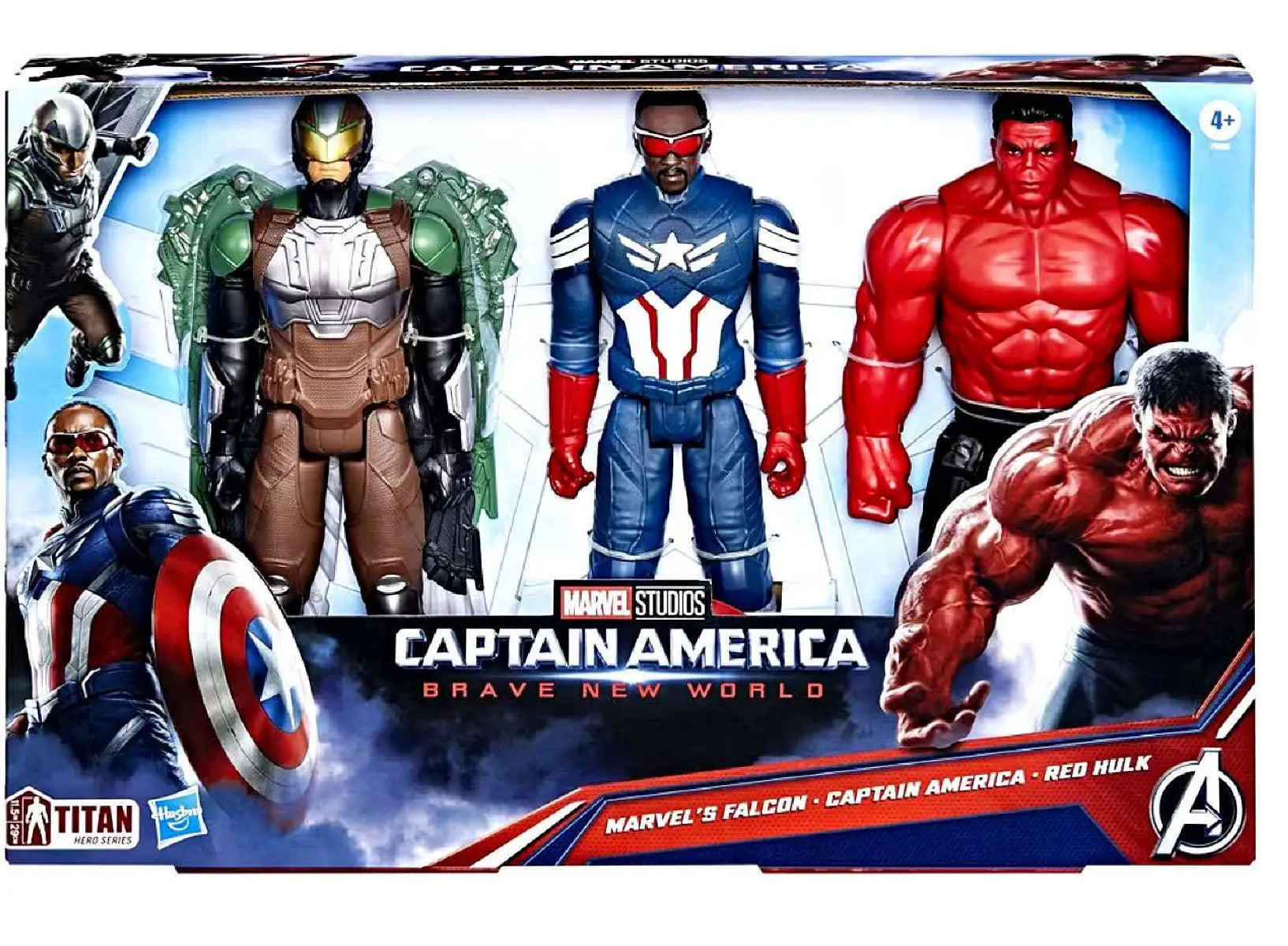 Buy Captain America Brave New World Titan Hero Series Falcon 3pcs | Yallatoys.com