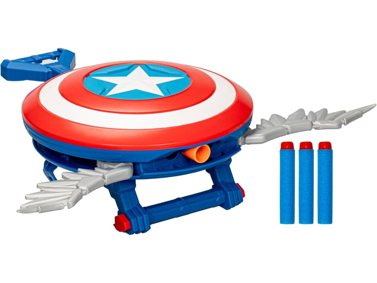 Buy Captain America Nerf Shield Dart Launcher | Yallatoys.com