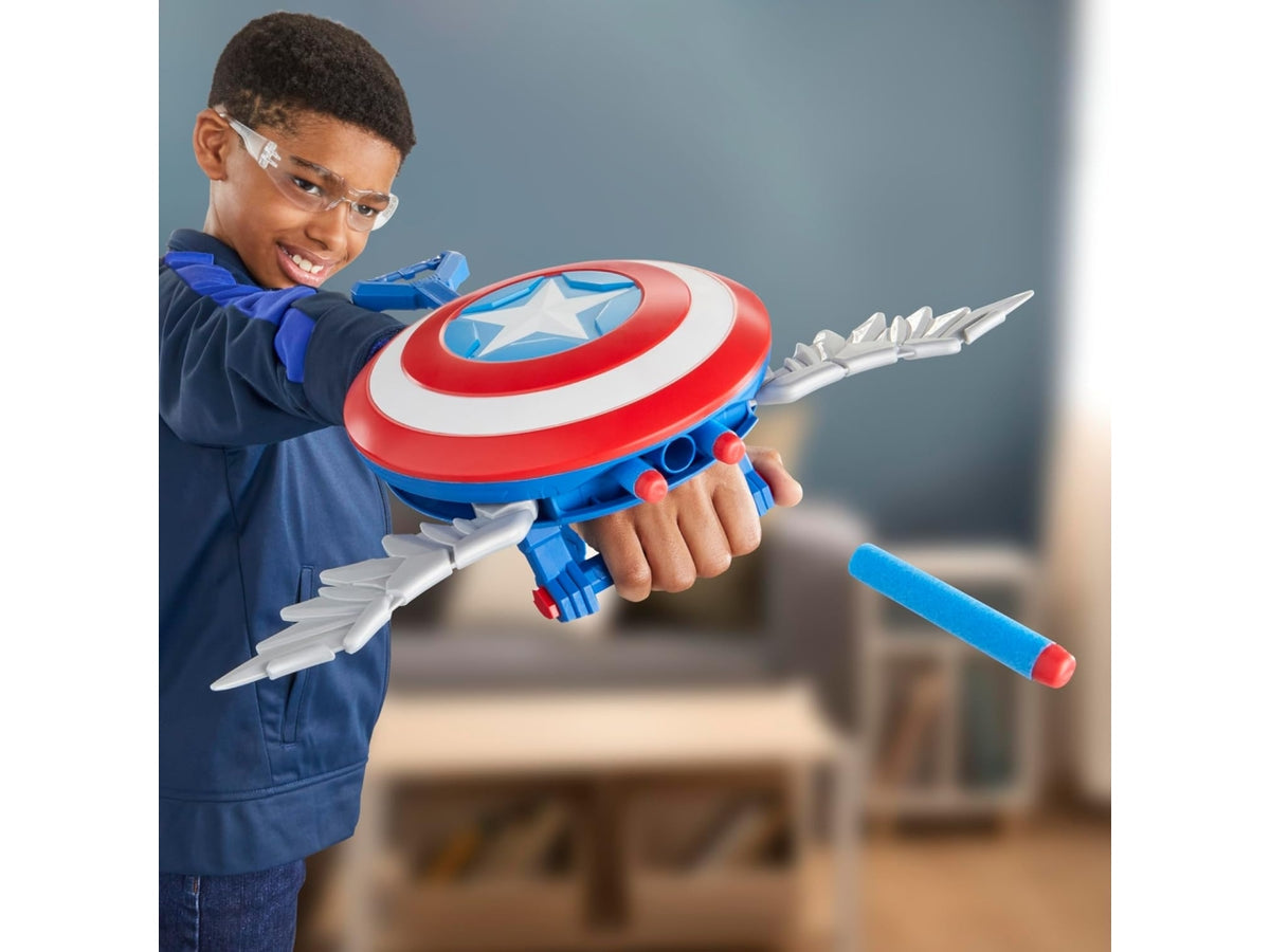 Buy Captain America Nerf Shield Dart Launcher | Yallatoys.com