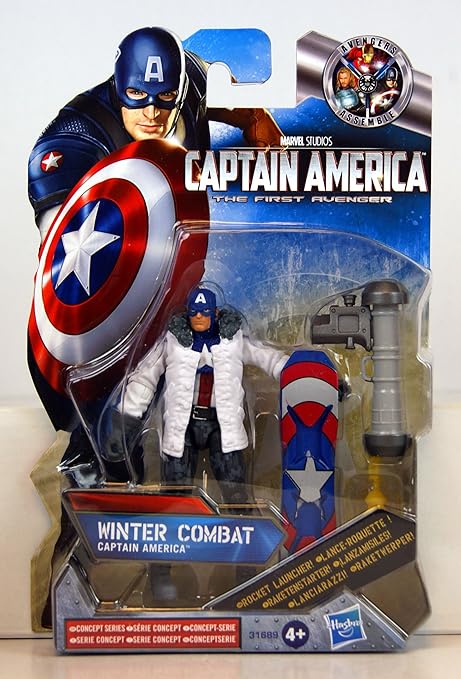 Buy DC Universe Captain America Movie 4 Inch Series 2 Action Figure Winter Combat | Yallatoys.com