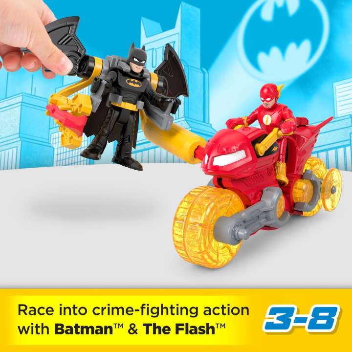 Buy DC Super Friends The Flash and Batman Team Up Playset | Yallatoys.com