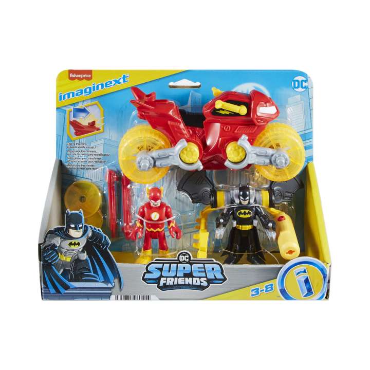 Buy DC Super Friends The Flash and Batman Team Up Playset | Yallatoys.com