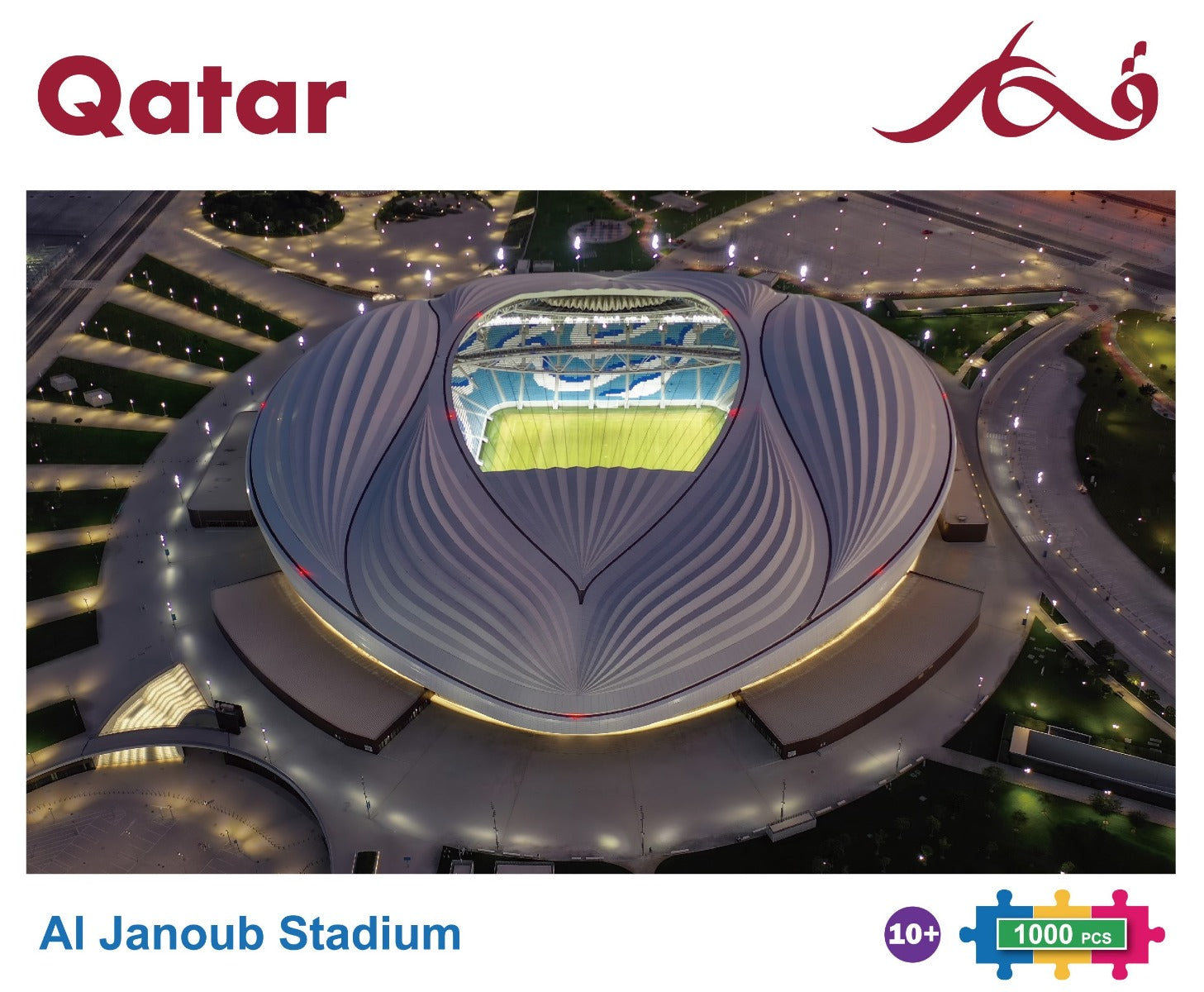 Buy Al Janoub Stadium 1000pcs Puzzle | Yallatoys.com