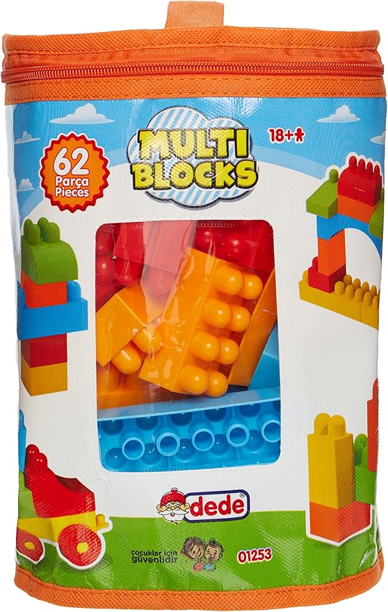 Buy Dede Multi Blocks 62Pcs | Yallatoys.com