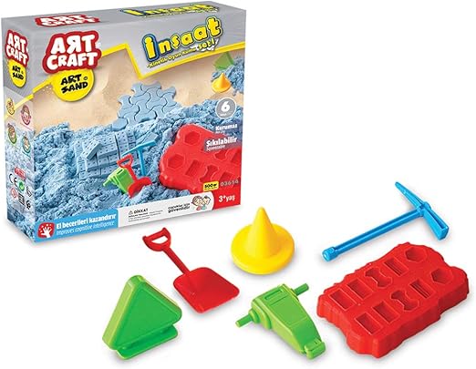 Buy Dede Art Craft Build Modeling Play Sand Set 500Gr | Yallatoys.com