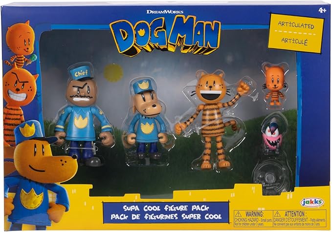 Buy Dog Man Movie Action Figures Multipack Set | Yallatoys.com