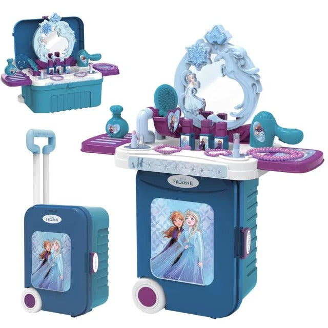 Buy Disney Frozen Dressing Table Trolley Case 3 in 1 | Yallatoys.com