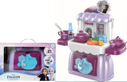 Buy Disney Frozen Kitchen Table Set 2 in 1 with Light and Sound | Yallatoys.com