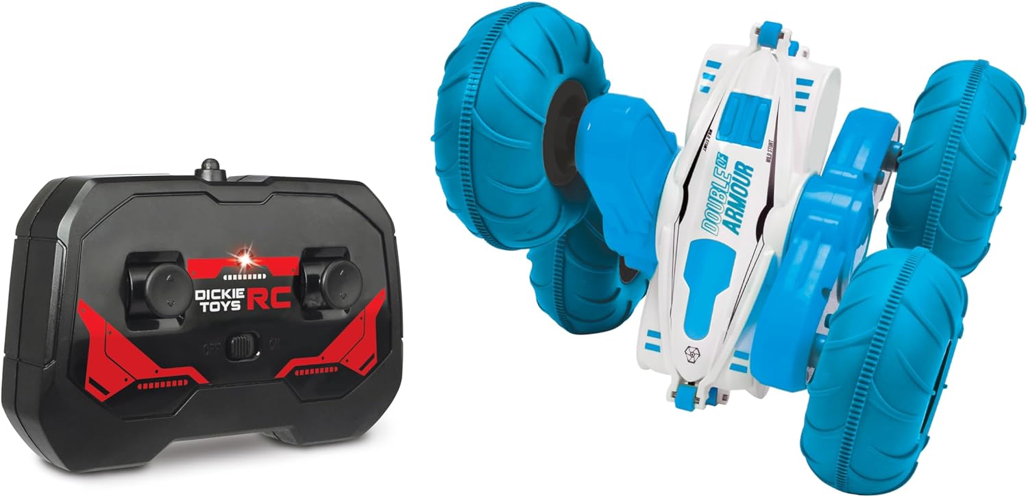 Buy Dickie Remote Control Wild Flippy Blue Rotation and Flip Function | Yallatoys.com