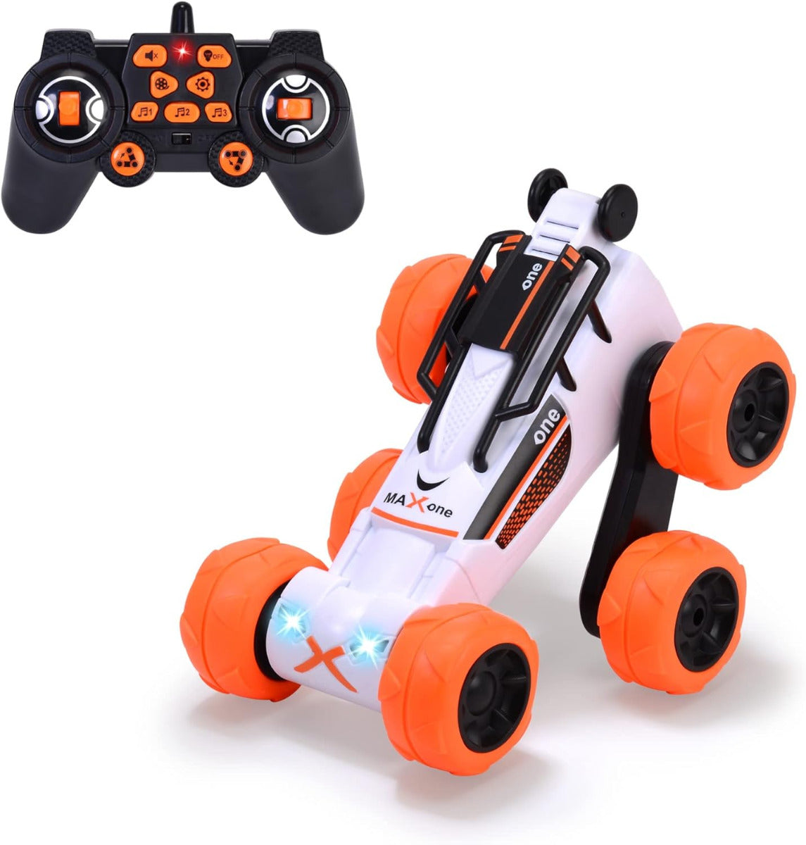 Buy Dickie Remote Control Flix Star 3 Channel FS Stunt Car Tricks & Rollover Transformation | Yallatoys.com