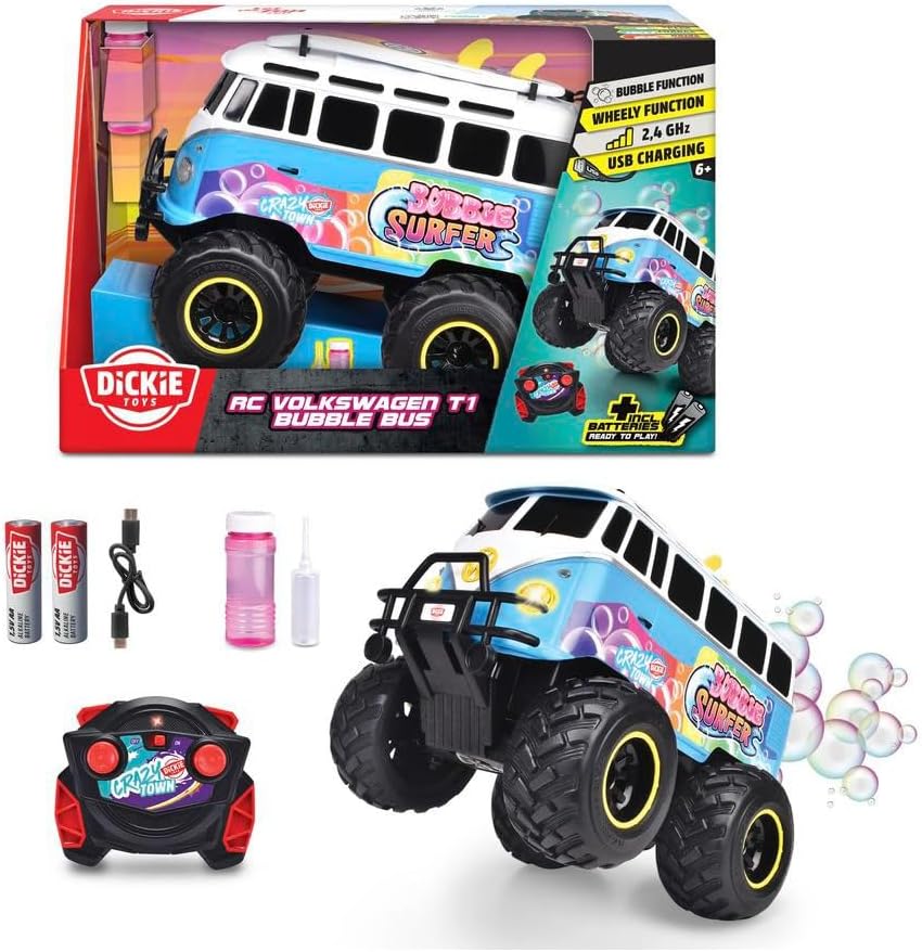 Buy Dickie Remote Controlled Volkswagen T1 Bubble Bus | Yallatoys.com