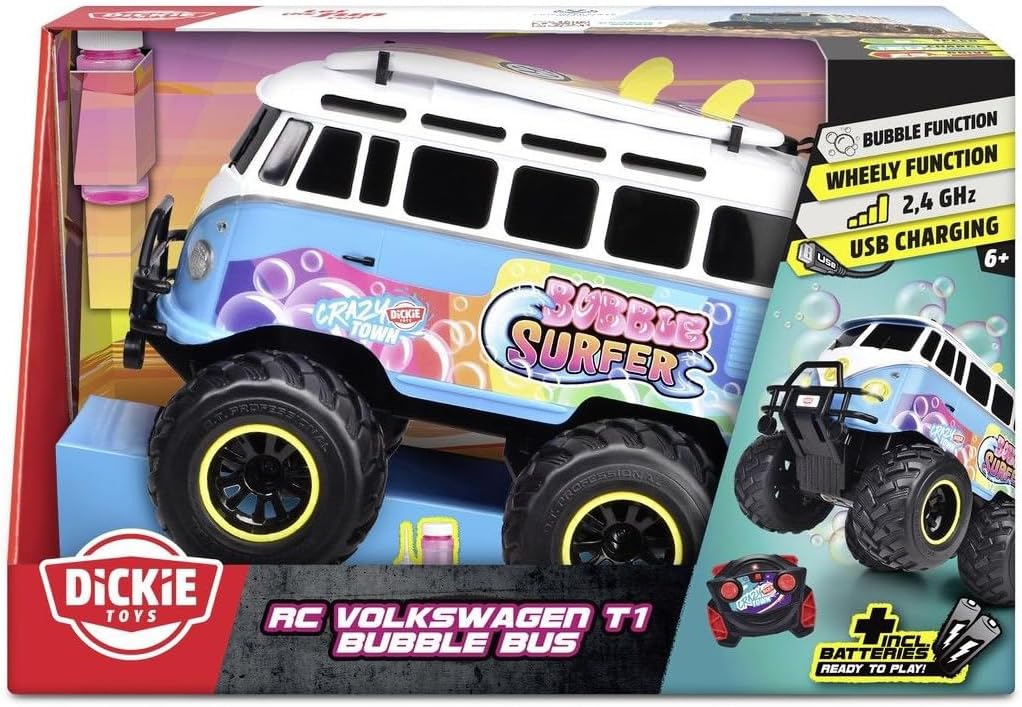Buy Dickie Remote Controlled Volkswagen T1 Bubble Bus | Yallatoys.com