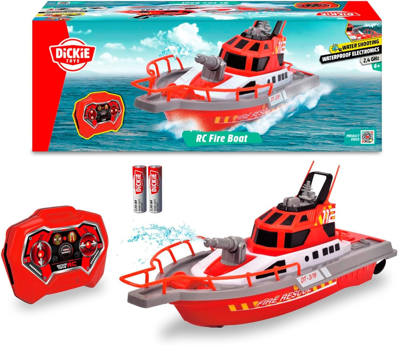 Buy Dickie Radio Control Fire Boat | Yallatoys.com