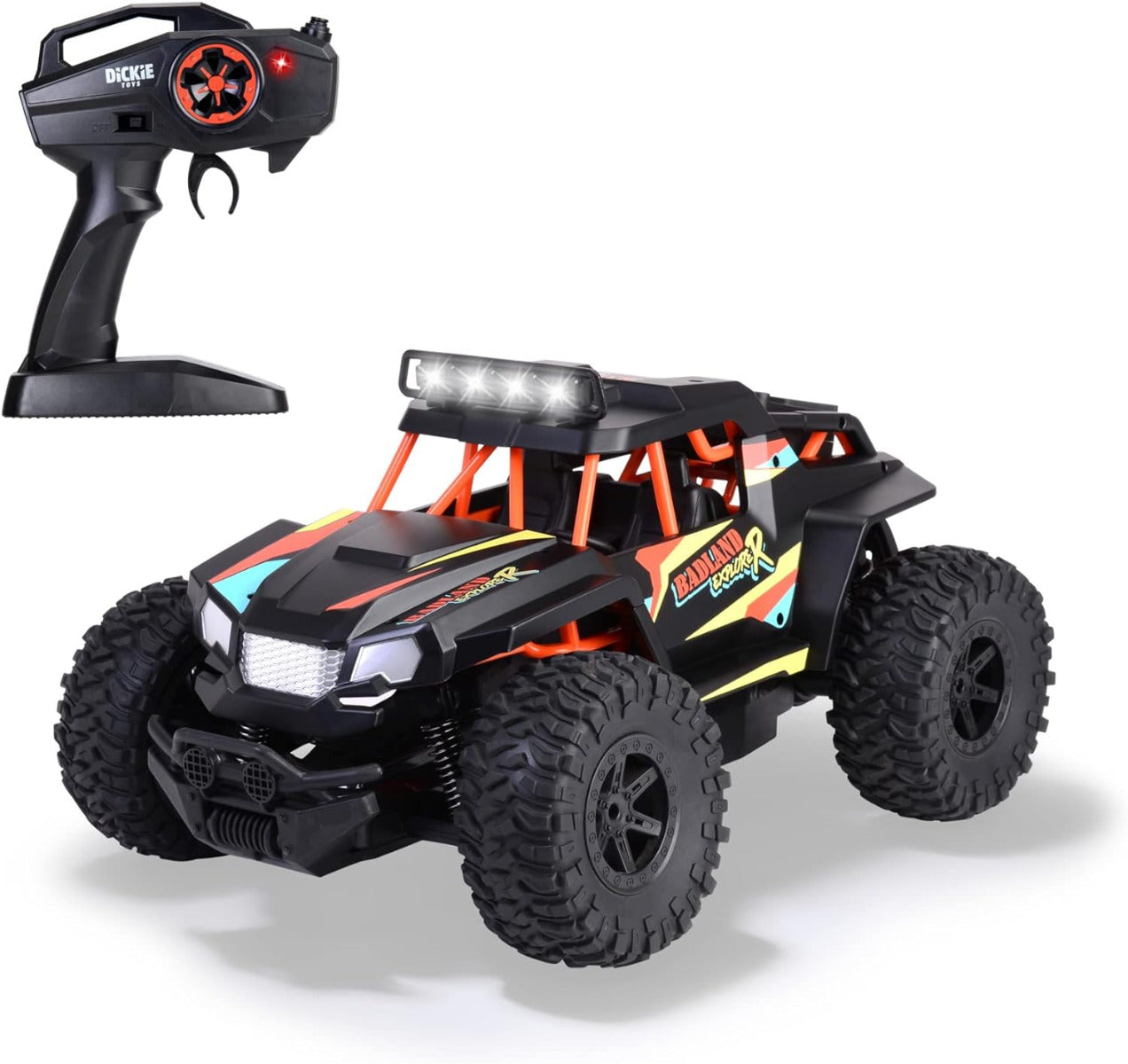 Buy Dickie Remote Control Badland Explorer 32cm Monster Truck RTR with 2 Channel Radio Remote Control | Yallatoys.com
