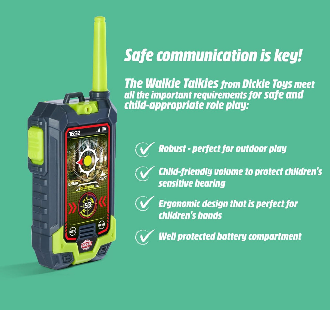 Buy Dickie Easy Talk Walkie Talkie 2 Pieces Set | Yallatoys.com
