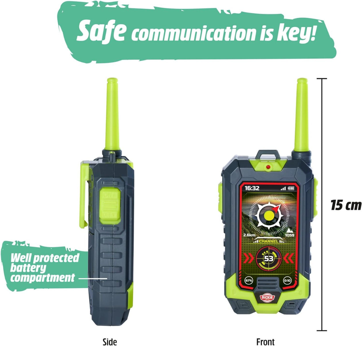 Buy Dickie Easy Talk Walkie Talkie 2 Pieces Set | Yallatoys.com