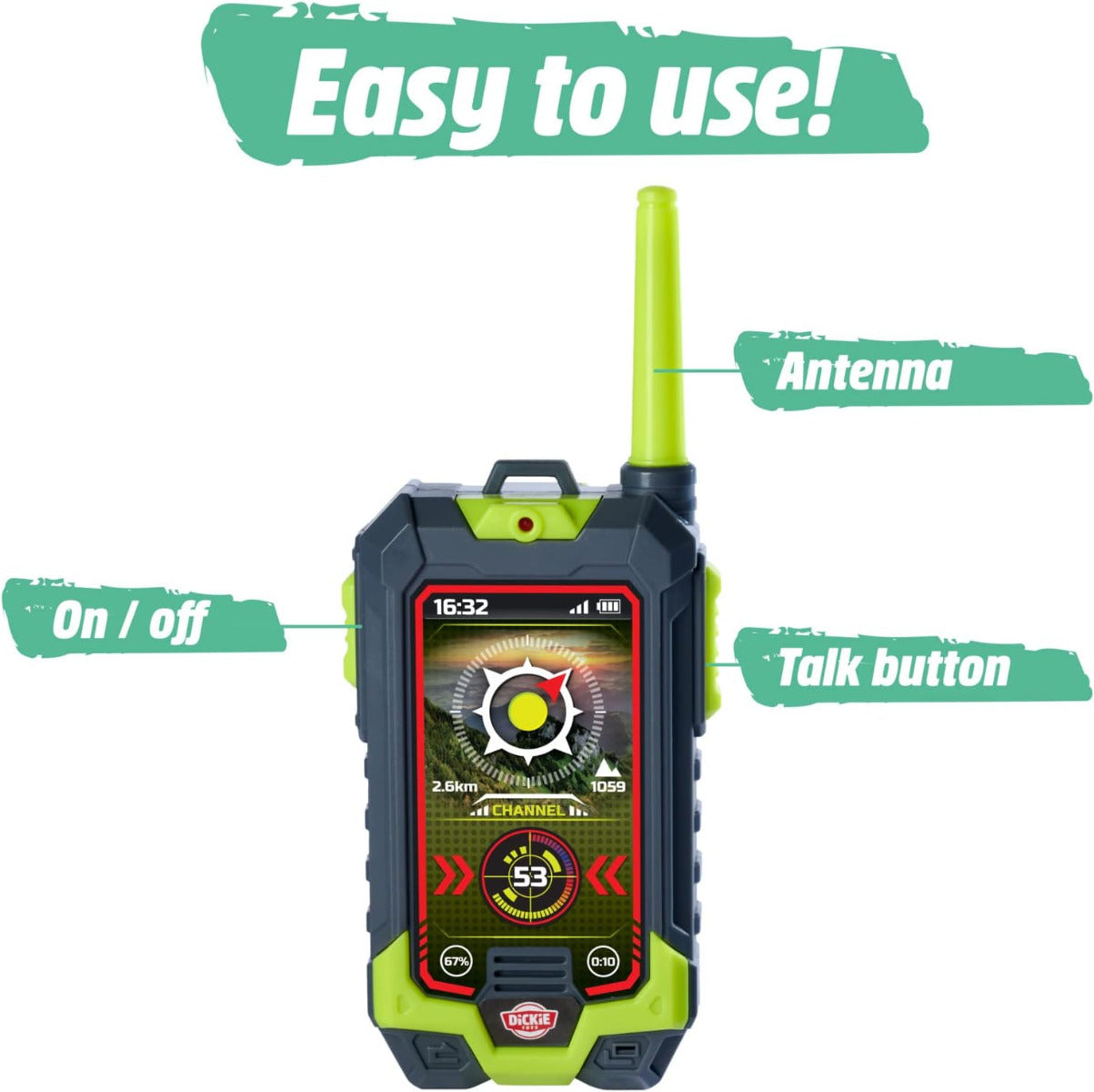 Buy Dickie Easy Talk Walkie Talkie 2 Pieces Set | Yallatoys.com